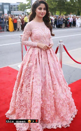 3-piece Unstitched Embroidered Net Party Wear Maxi for Women’s