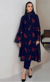 3-piece Unstitched Heavy Dhanak Embroidered Dress for Women’s (Women's Winter Clothing)