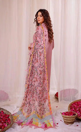 3-piece Unstitched Pure Dhanak Embroidered Dress for Women’s (Winter Collection)