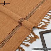 Luxury Wool Shawl with Tessels Patti Bodar Work for Men's (Winter Collection)