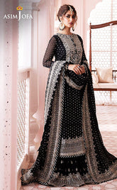 3-piece Unstitched Chiffon Embroidered Patch Work Dress for Women’s