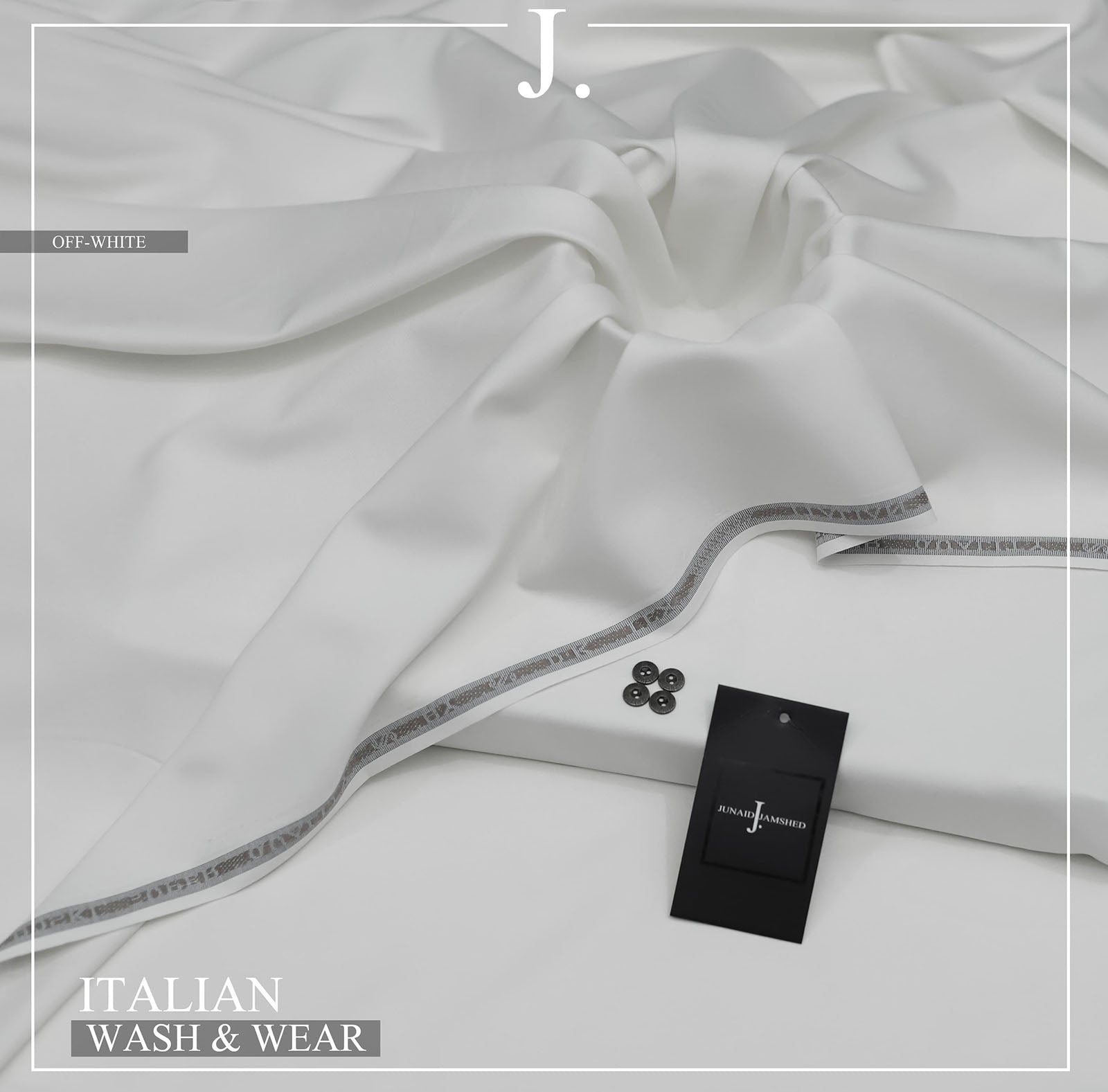 2-Piece Unstitched Italian Silk Shalwar and Kameez for Men's