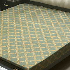 1-Piece Printed Water Proof Mattress Cover - (72 * 78 Inch (6 * 6.5) - King