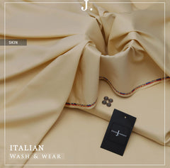 2-Piece Unstitched Italian Silk Shalwar and Kameez for Men's