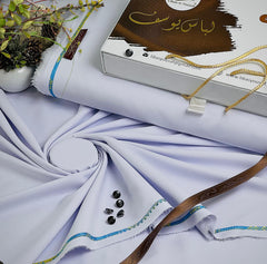 2-Piece Unstitched Wash and Wear Shalwar and Kameez for Men's