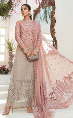 3-piece Unstitched Heavy Chiffon Embroidered with Embellished HandWork & Sequence Work Dress for Women's (Women's Wedding Clothing)