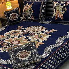 4-Piece Velvet Jacquard Bedsheet - King