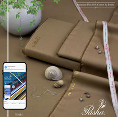 2-Piece Unstitched Prenium Plus Soft 100% Cotton Shalwar and Kameez for Men's