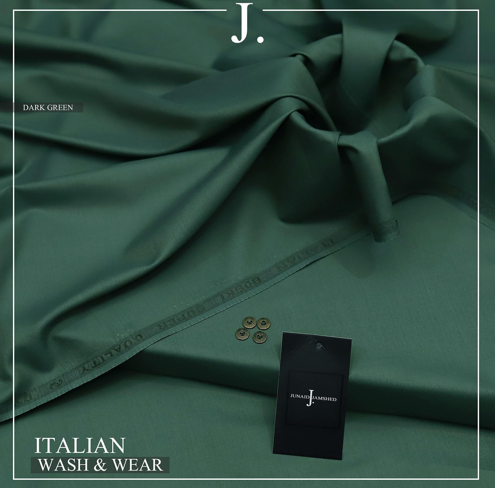 2-Piece Unstitched Italian Silk Shalwar and Kameez for Men's