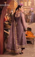3-piece Unstitched Chiffon Embroidered Sequence Dress for Women’s