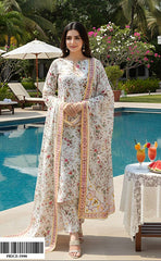 3-piece Unstitched Digital Printed Karandi Dress for Women’s (Karandi Winter Collection 2025)