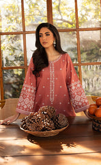 2-piece Unstitched Embroidered Pure Lawn Party Wear Dress for Women’s