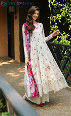 3-piece Unstitched Digital Printed Linen Suit for Women’s (Women's Linen Collection)