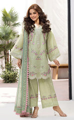 3-piece Unstitched Heavy Dhanak Embroidered Dress for Women’s (Women's Winter Clothing)