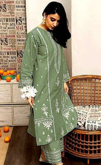 3-piece Unstitched Heavy Dhanak Embroidered Dress for Women’s (Women's Winter Clothing)