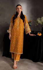 2-piece Unstitched Embroidered Pure Lawn Party Wear Dress for Women’s