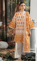 3-piece Unstitched Khaddar Dress for Women’s - (Winter Collection)