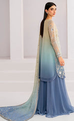 3-piece Unstitched Chiffon Embroidered & Sequence Dress for Women’s