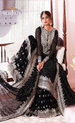 3-piece Unstitched Chiffon Embroidered Patch Work Dress for Women’s