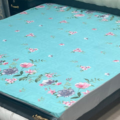 1-Piece Printed Water Proof Mattress Cover - (72 * 78 Inch (6 * 6.5) - King