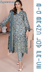 3-piece Unstitched Digital Printed Karandi Suit for Women’s (Karandi Collection)