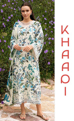 3-piece Unstitched Khaddar Dress for Women’s - (Winter Collection)