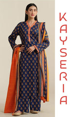 3-piece Unstitched Khaddar Dress for Women’s - (Winter Collection)