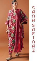 3-piece Unstitched Khaddar Dress for Women’s - (Winter Collection)