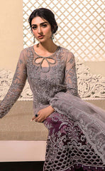 3-piece Unstitched Organza Embroidered with Embellished Hand Work Dress for Women's (Women's Wedding Clothing)