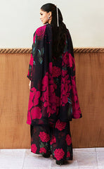 3-piece Unstitched Swiss Monal Lawn Dress & Silk Dupatta for Women’s