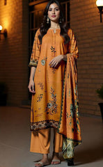 3-piece Unstitched Tana Dora Lawn Elegan Style Dress for Women’s