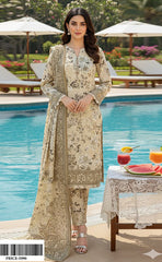 3-piece Unstitched Digital Printed Karandi Dress for Women’s (Karandi Winter Collection 2025)