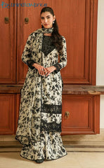 3-piece Unstitched Digital Printed Linen Suit for Women’s (Women's Linen Collection)