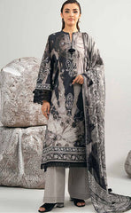 3-piece Unstitched Khaddar Dress for Women’s - (Winter Collection)