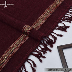 Luxury Wool Shawl with Tessels Patti Bodar Work for Men's (Winter Collection)