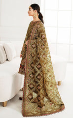 3-piece Unstitched Chiffon Embroidered & Sequence Luxury Party Wear Dress for Women’s