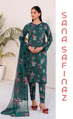 3-piece Unstitched Khaddar Dress for Women’s - (Winter Collection)