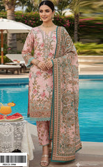 3-piece Unstitched Digital Printed Karandi Dress for Women’s (Karandi Winter Collection 2025)