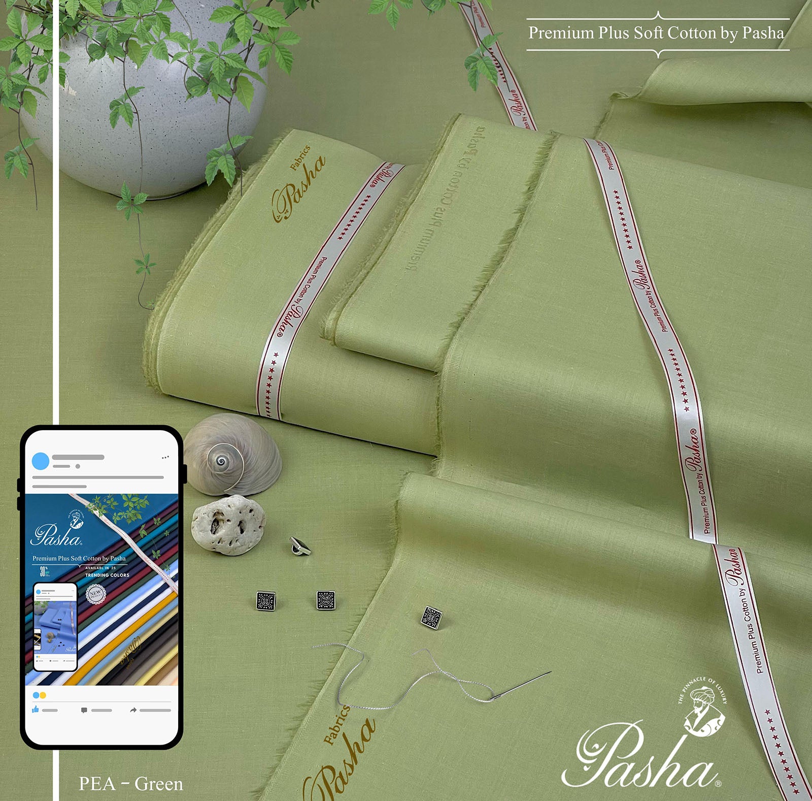 2-Piece Unstitched Prenium Plus Soft 100% Cotton Shalwar and Kameez for Men's