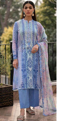 3-piece Unstitched Premium Digital Printed Lawn Dress for Women’s