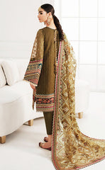 3-piece Unstitched Chiffon Embroidered & Sequence Luxury Party Wear Dress for Women’s