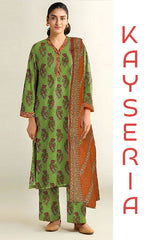 3-piece Unstitched Khaddar Dress for Women’s - (Winter Collection)
