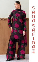 3-piece Unstitched Khaddar Dress for Women’s - (Winter Collection)