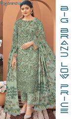 3-piece Unstitched Digital Printed Karandi Suit for Women’s (Karandi Collection)