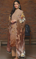 3-piece Unstitched Tana Dora Lawn Elegan Style Dress for Women’s