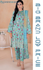 3-piece Unstitched Digital Printed Karandi Suit for Women’s (Karandi Collection)