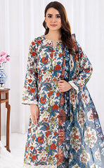 3-piece Unstitched Khaddar Dress for Women’s - (Winter Collection)