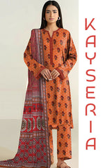3-piece Unstitched Khaddar Dress for Women’s - (Winter Collection)