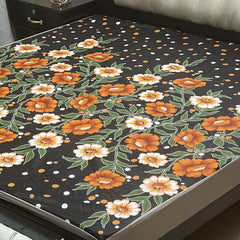 1-Piece Printed Water Proof Mattress Cover - (72 * 78 Inch (6 * 6.5) - King