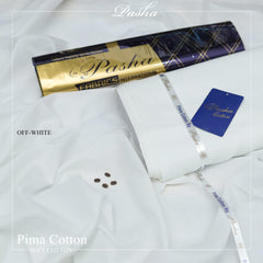 2-Piece Unstitched Pima Cotton Shalwar and Kameez for Men's (Summer Collection)